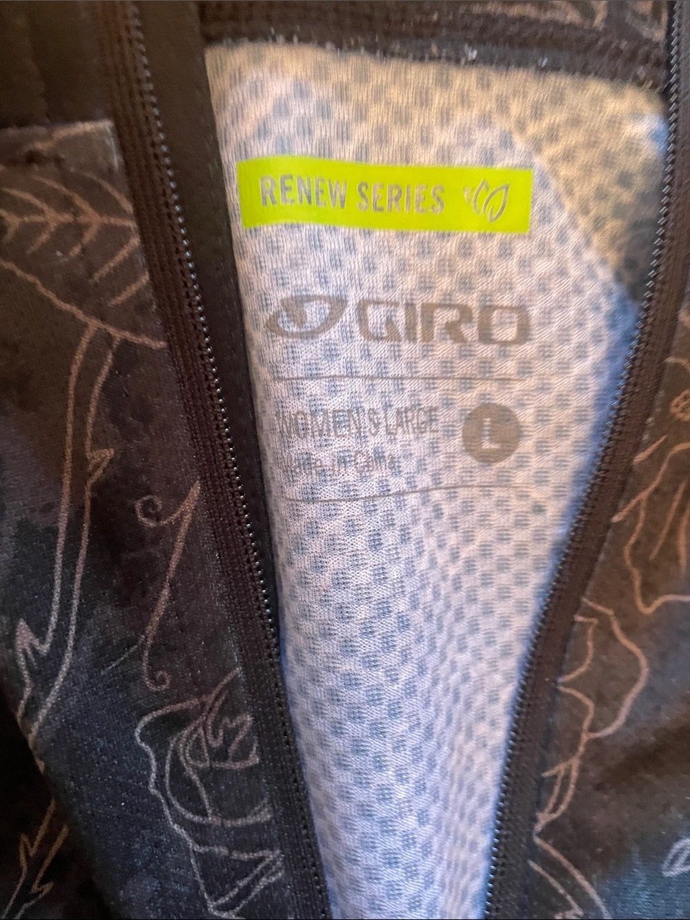 Giro Black Floral Short-Sleeve Cycling Jersey - Picture 3 of 7